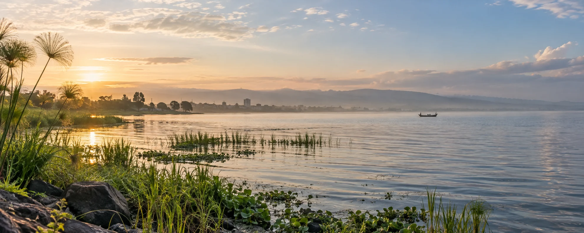 Lake Victoria shoreline near Kisumu